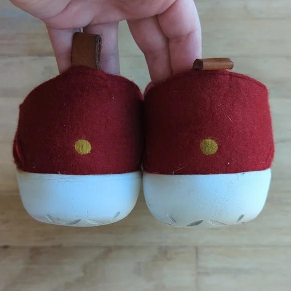 Samuel Hubbard Red Wool 🦙 Clog / Shoes Women's Size 9 Made In Portugal - Picture 4 of 9